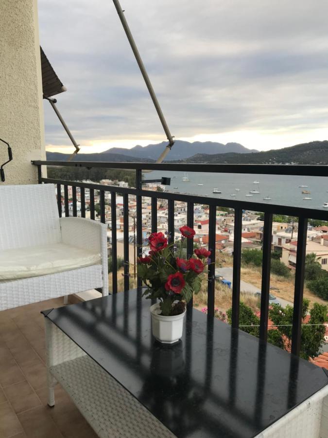 Villa Beautiful View Of Poros Galatás Exterior foto